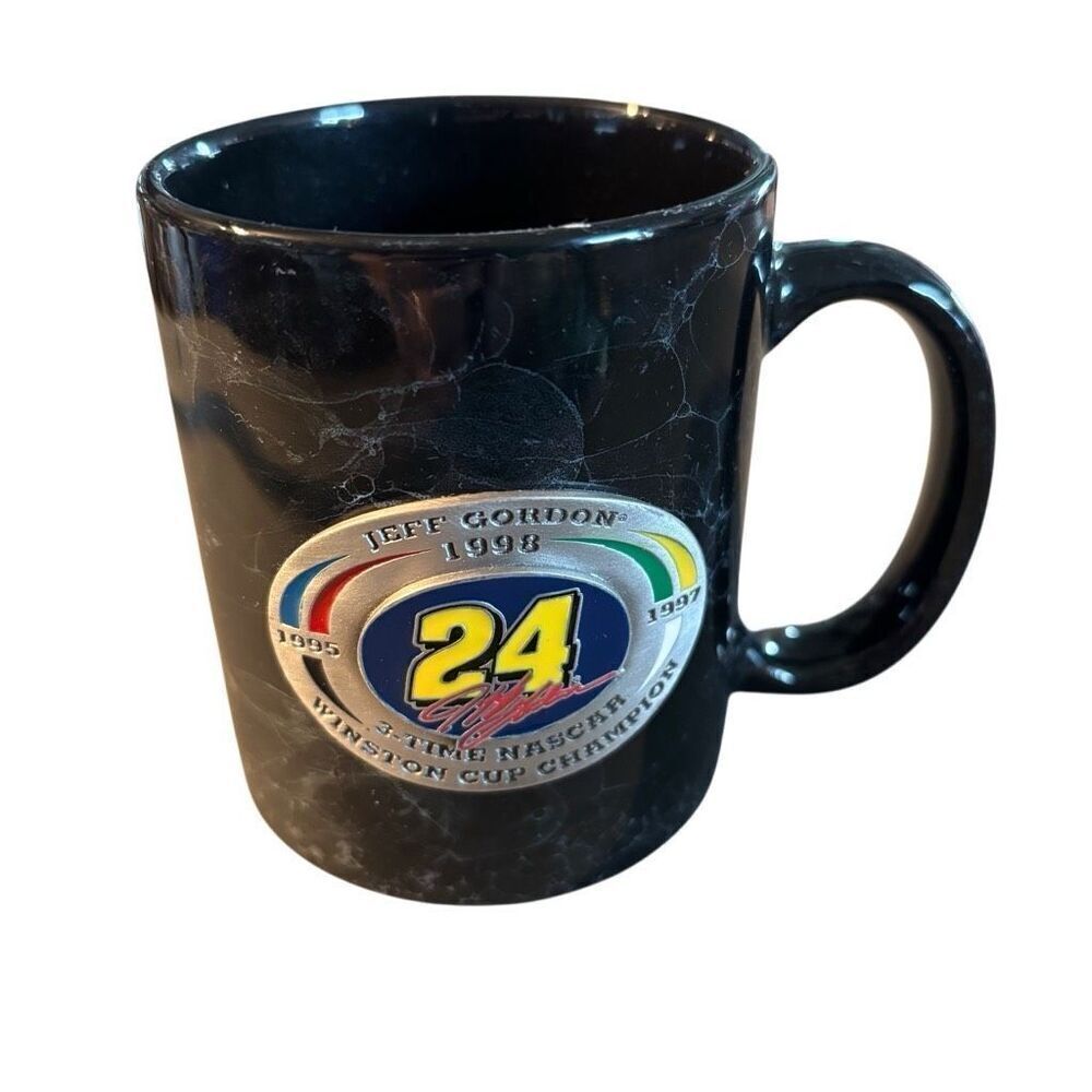 Jeff Gordon #24 1995 1997 1998 3 Time NASCAR Winston Cup Champion Mug